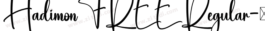 HadimonFREE Regular字体转换